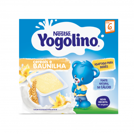 Nestle Yogolino Млечен десерт грис ванилия 100 g x4 броя
