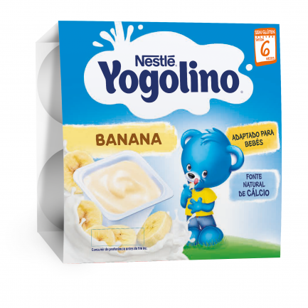 Nestle Yogolino Млечен десерт с банан 100 g x4 броя