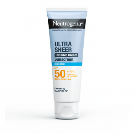 Neutrogena Ultra Sheer SPF50 Невидим хидратиращ слънцезащитен крем 50 ml