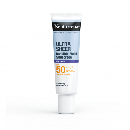 Neutrogena Ultra Sheer SPF50 Невидим слънцезащитен флуид против стареене 50 ml