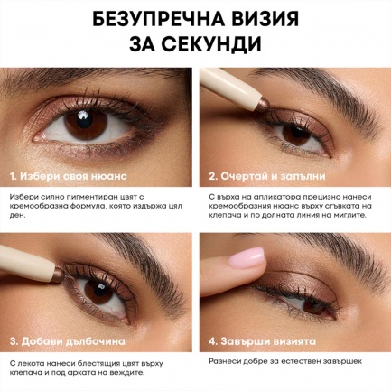 NL Beauty MASTERPIECE GLOW Стик Сенки За Очи 1,2 g DIAMOND DUST