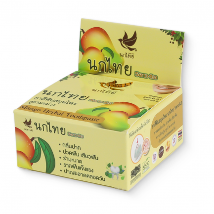 NOKTHAI Билкова концентрирана избелваща паста за зъби с екстракт от манго 25 g