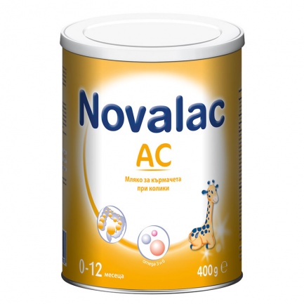 Novalac AC Мляко за кърмачета при колики 0-12 месеца 400 g
