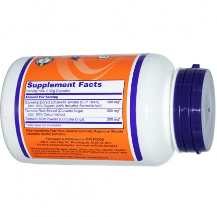 Now - Boswellia Extract - 60 Капсули