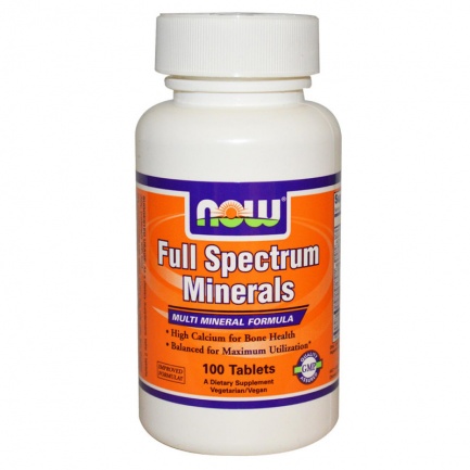 Now - Full Spectrum Minerals - 100 Таблетки