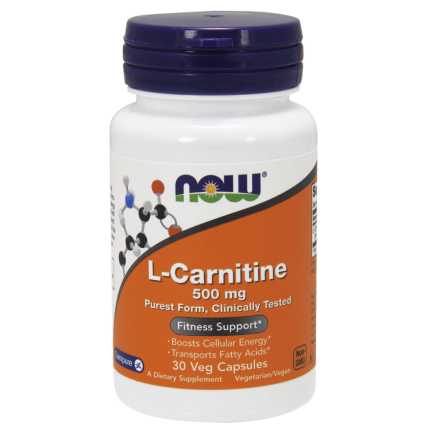 Now - L-Carnitine 500 Мг - 30 Капсули