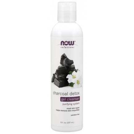 Now - Почистващ Гел За Детоксикация С Въглен - Detox Cleanser Charcoal - 237 Ml