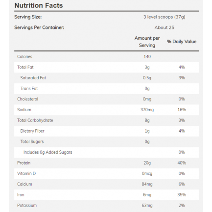 Now Sports - Grass-Fed Whey Protein - 544 G