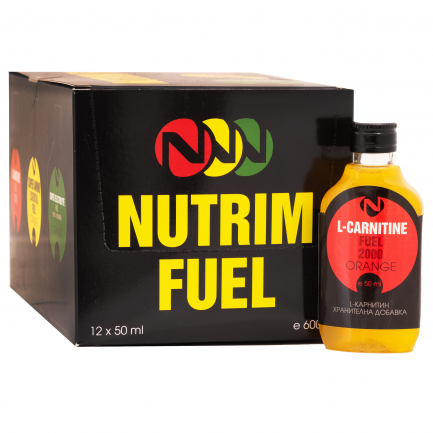 Nutrim L-Carnitine Fuel 2000 Течен L-карнитин за директна консумация 50 ml x12 броя