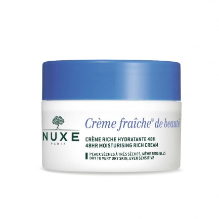 Nuxe Creme Freche de Beaute 48-часов богат хидратиращ крем за суха и много суха чувствителна кожа 50 мл + Мултифункционално масло 30 мл