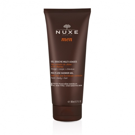 Nuxe Men Мултифункционален душ гел за лице, тяло и коса 200 ml