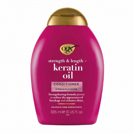 OGX Балсам с кератин и арганово масло 385 ml