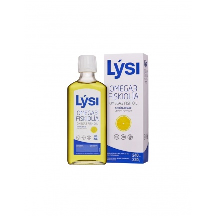 Омега-3 – течно рибено масло - EPA - 745 mg, DHA – 490 mg, 240 ml с вкус на лимон