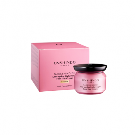 Onshindo Osaka Nadeshikoiro Лек дневен анти-ейдж крем за лице за мазна кожа 50 ml