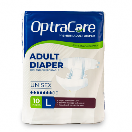 OptraCare Пелени за възрастни L х10 броя