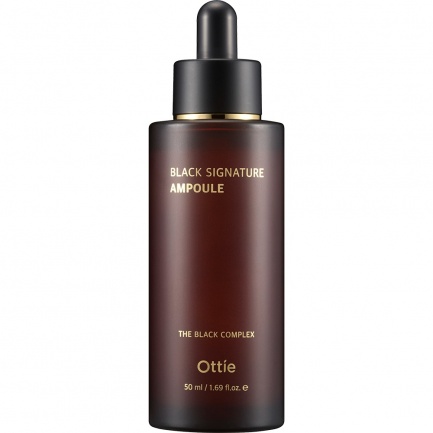 Ottie Black Signature Премиум Ампула за лице с черен комплекс 50 ml