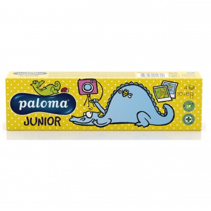 Paloma Junior Четирипластови носни кърпи х10 броя