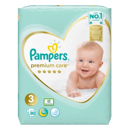 Pampers Premium Care пелени 3 Миди x60 броя