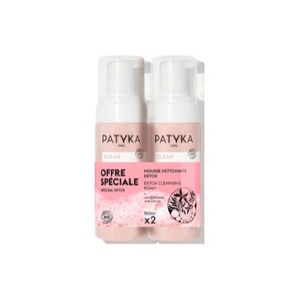 PATYKA Clean ДУО Почистваща детокс пяна 2х 150 ml
