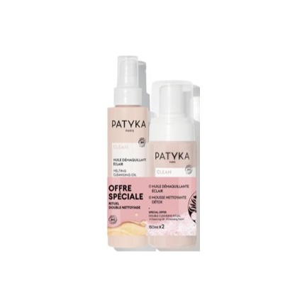 PATYKA Clean Почистваща ДУО Пяна 150 ml + Олио 150 ml