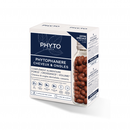Phyto Phytophanere Хранителна добавка при косопад 2 броя х120 капсули