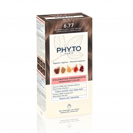 Phyto Pytocolor Боя за коса 6.77 Светло кестеняво