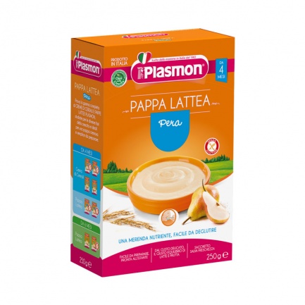 Plasmon 1563 Инстантна млечна каша - круши 4+м 250 g