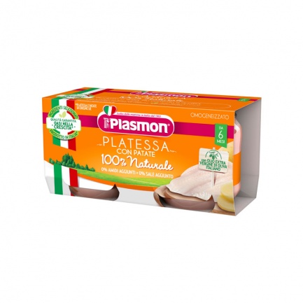 Plasmon 1859 Рибно меню писия с картофи 6+м 2 бр. х80 ml