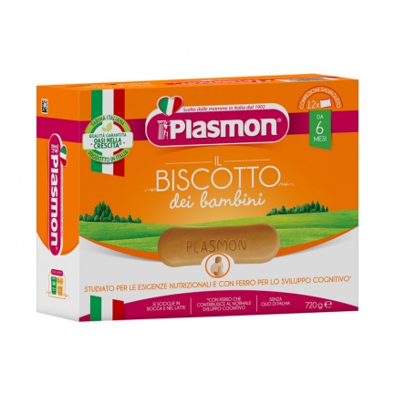 Plasmon 3333 Бишкоти 6+м 720 g
