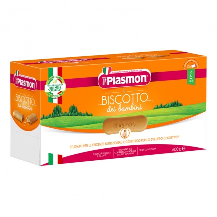 Plasmon 3336 Бишкоти 6+м 600 g