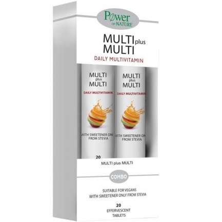 Power of Nature Мулти + Мулти със Стевия х24 таблетки 1+1
