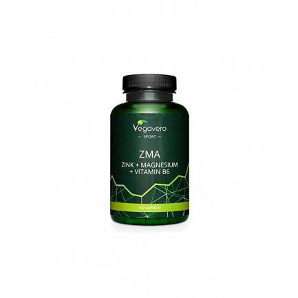 При активен спорт - Цинк+Магнезий+Витамин B6 - ZMA, 120 капсули
