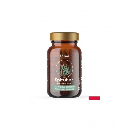 При желязодефицитна анемия и умора - Спирулина Efime, 380 mg x 60 капсули