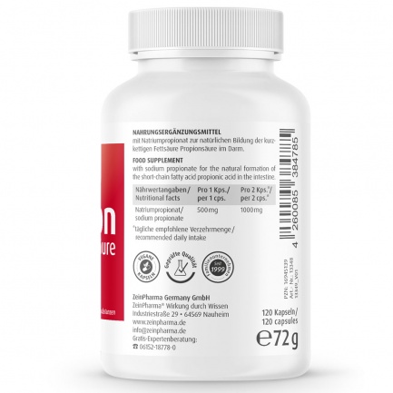 ПРОПИОНОВА КИСЕЛИНА / PROPIONIC ACID – ZeinPharma (120 капс)