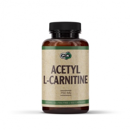 Pure Nutrition - Acetyl L-Carnitine 750 Mg - 100 Vegan Capsules