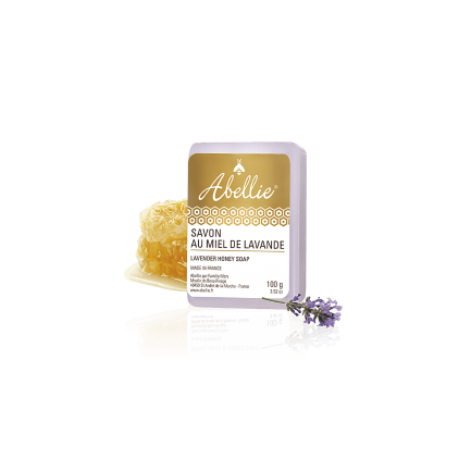 Сапун с мед и лавандула - Abellie Savon au miel de Lavande, 100 g
