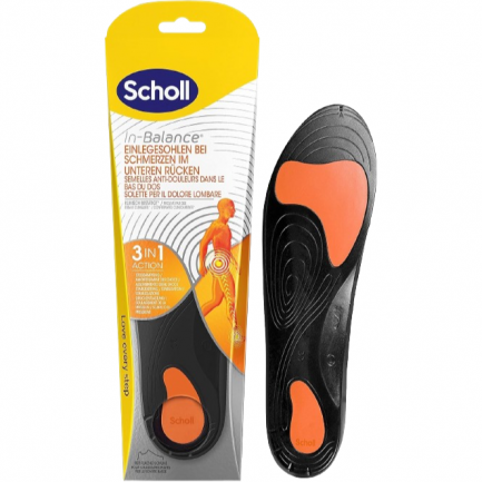 Scholl Стелки In-Balance при болка в долната част на гърба