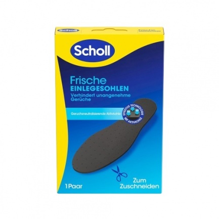 Scholl Стелки протия неприятна миризма с активен въглен