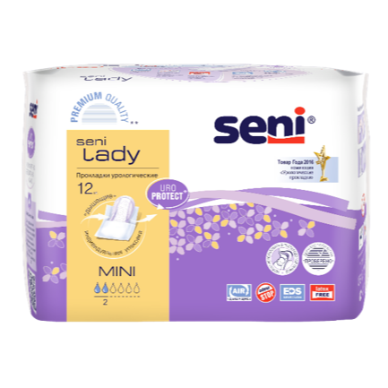 Seni Lady Comfort Mini Урологични подложки за жени х12 броя
