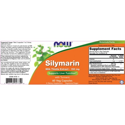 Silymarin Milk Thistle Extract 150 mg