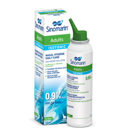 Sinomarin Adults Изотоничен разтвор с морска вода (0,9 % NaCl) 100 ml