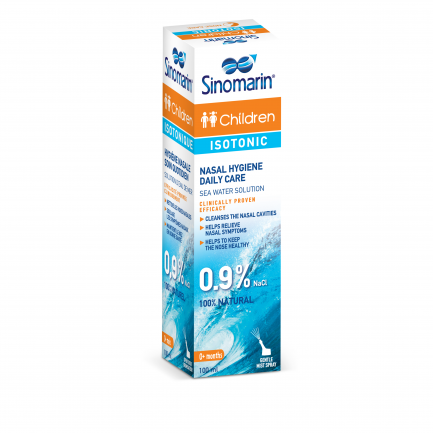 Sinomarin Children Изотоничен разтвор с морска вода (0,9 % NaCl) 100 ml