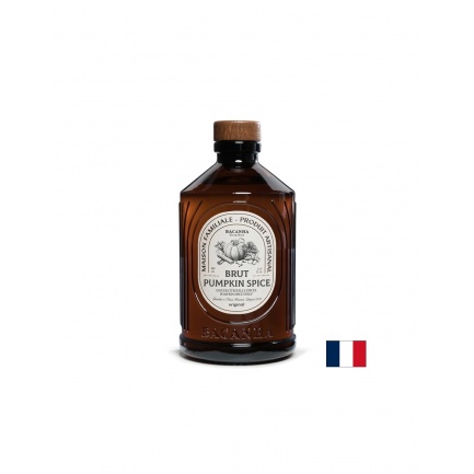 Сироп с тиква и подправки – Френски сироп за кафе, лате и есенни напитки, Bacanha Brut Pumpkin Spice, 400 ml