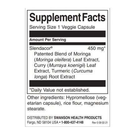 Slimming Thermogenic Complex - Featuring Slendacor