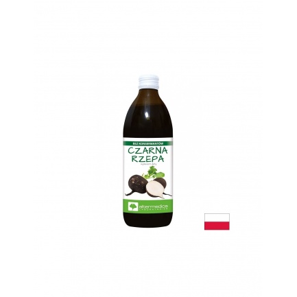 Сок от черна ряпа + Витамин C 120 mg – Имунна защита и спокойно дишане, 500 ml, 10 дози