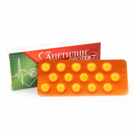 АЦЕТИЛИН ПРОТЕКТ / ACETYLIN PROTECT таблетки 100 мг x 30- Sopharma