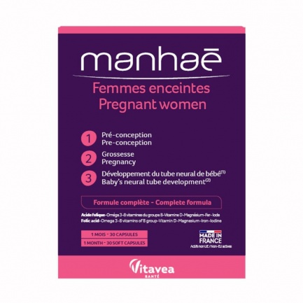 Vitavea Манхае Прегнант Витамини и минерали за бременни х30 капсули