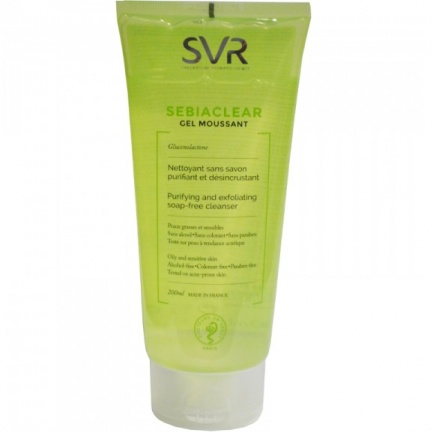 SVR Sebiaclear Измивна гел-пяна за лице за мазна кожа 200 ml