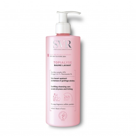 SVR Topialyse Интензивно почистващ балсам за суха и атопична кожа 400 ml
