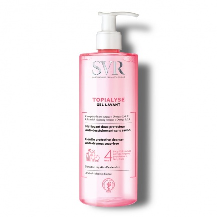 SVR Topialyse Измиващ гел за суха и атопична кожа 400 ml
